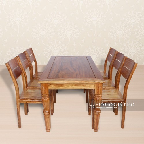 Bàn Ăn Gỗ Hương Xám