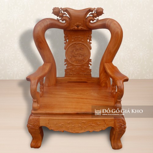 Bàn Ghế Gõ Đỏ Chạm Đào