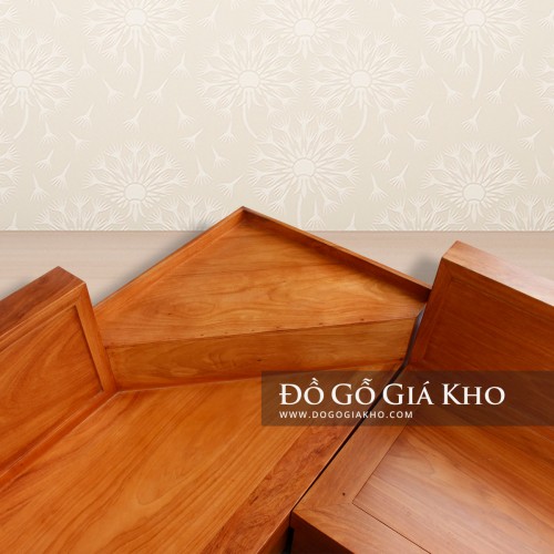 Bàn Ghế Gỗ Gõ Kiểu Góc Phải