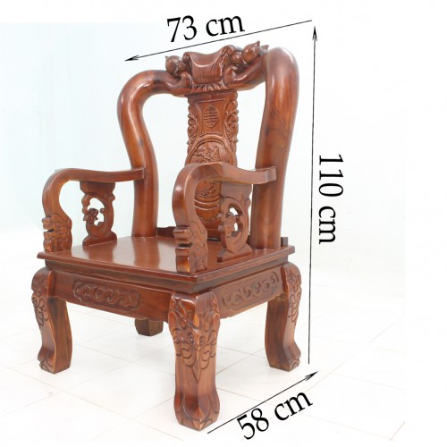 Bàn ghế gỗ tràm tay 10