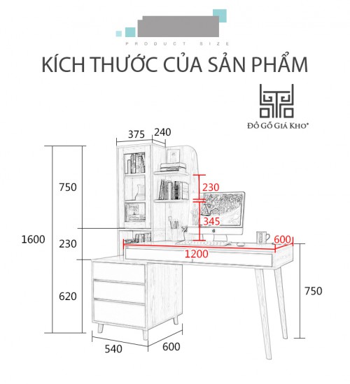 Bàn học tiện ích