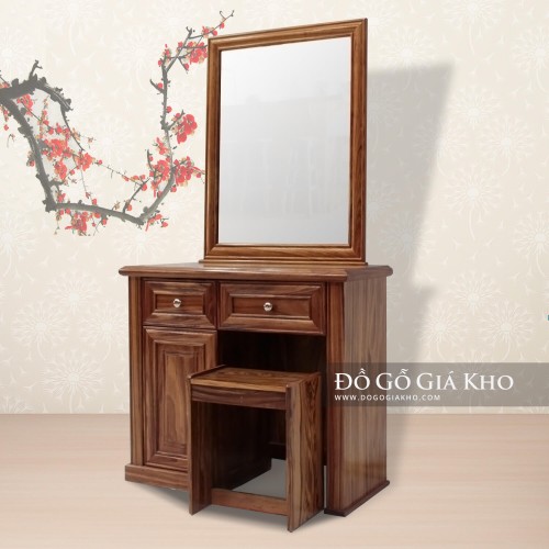 Bàn Phấn Gỗ Hương Xám