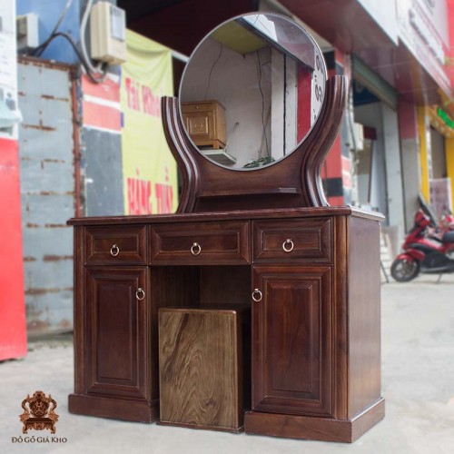 Bàn Phấn Gỗ Óc Chó