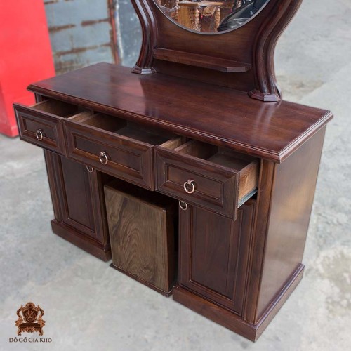 Bàn Phấn Gỗ Óc Chó