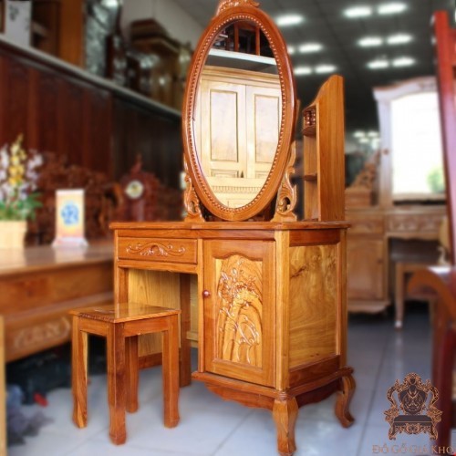 Bàn Trang Điểm Gỗ Căm xe + Gõ Đỏ