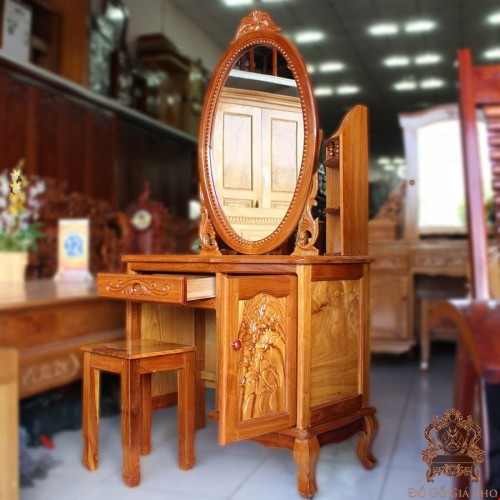 Bàn Trang Điểm Gỗ Căm xe + Gõ Đỏ