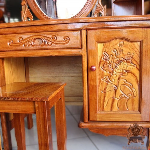 Bàn Trang Điểm Gỗ Căm xe + Gõ Đỏ