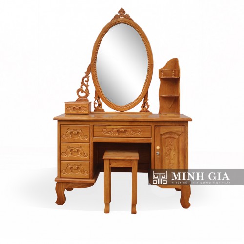 Bàn Trang Điểm Gỗ Gõ Đỏ
