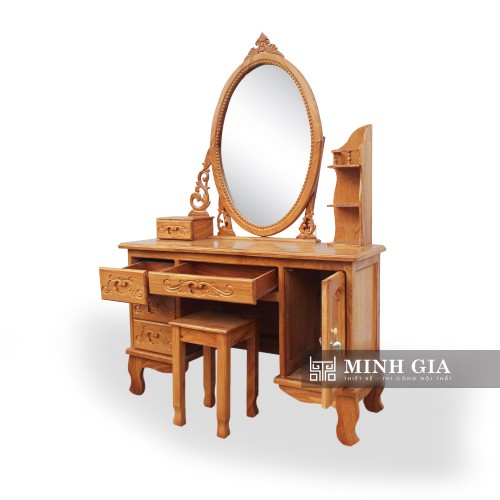 Bàn Trang Điểm Gỗ Gõ Đỏ