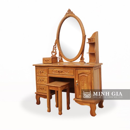 Bàn Trang Điểm Gỗ Gõ Đỏ