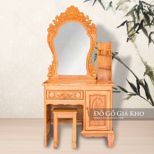 Bàn Trang Điểm Gỗ Gõ Đỏ Kiểu Nữ Hoàng