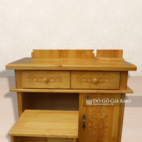Bàn Trang Điểm Gỗ Thông