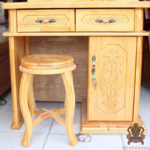 Bàn Trang Điểm Gỗ Thông