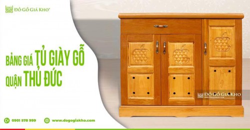 Bảng giá tủ giày gỗ quận Thủ Đức