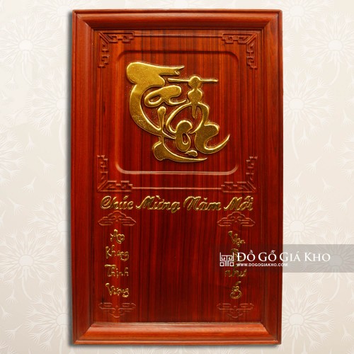 Đốc Lịch Gỗ Hương Chữ Tài Lộc