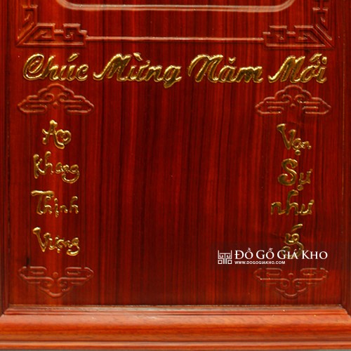 Đốc Lịch Gỗ Hương Chữ Tài Lộc