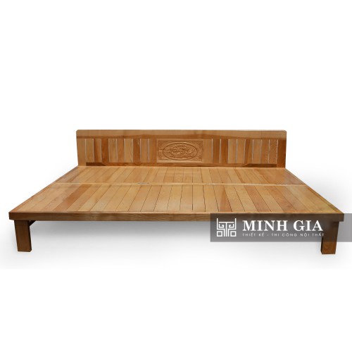 Giường gấp gỗ sồi ngăn kéo