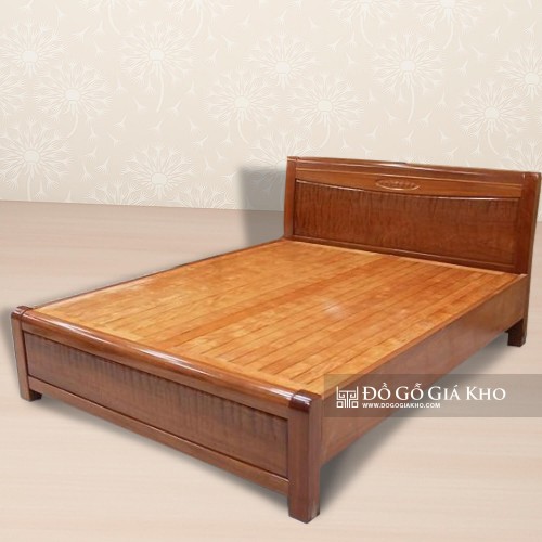 Giường gỗ Xoan Đào Nu 1M6
