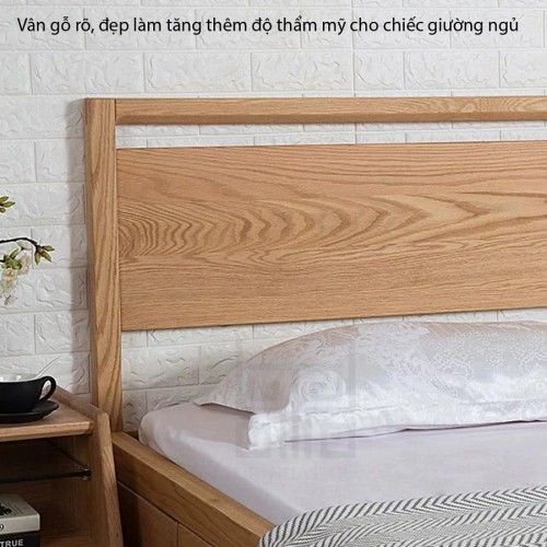 Giường ngủ gỗ thông kiểu bắc âu