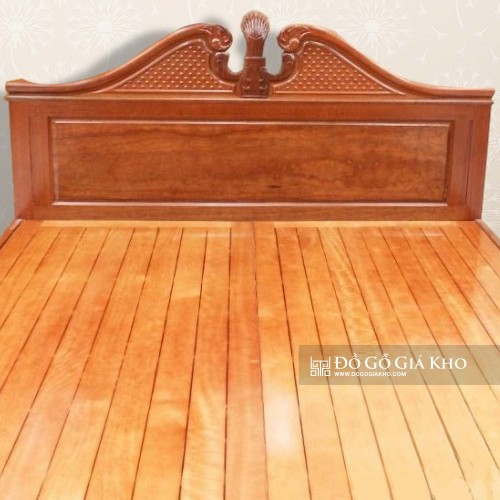 Giường Vua Hùng gỗ Gội