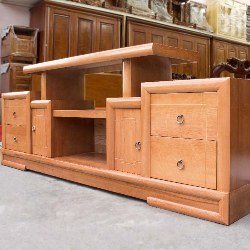 Kệ Tivi Gỗ Song Mã Kiểu Mâm