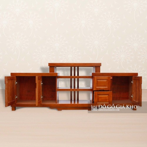 Kệ Tivi Gỗ Xoan Đào Kiểu Mâm 1m8