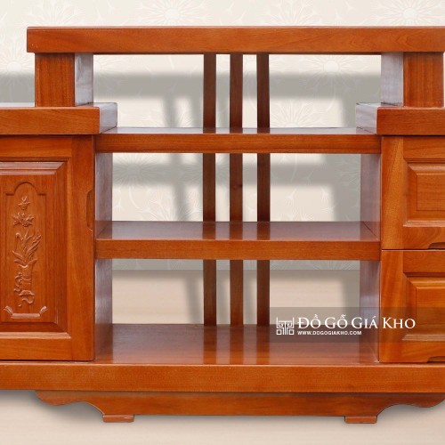 Kệ Tivi Gỗ Xoan Đào Kiểu Mâm 1m8