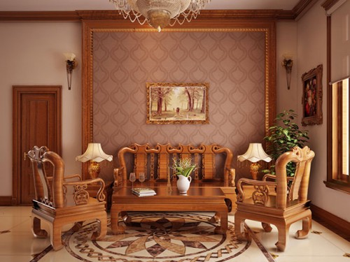 NỘI THẤT GỖ TRONG TRANG TRÍ NỘI THẤT PHÒNG KHÁCH