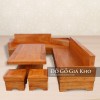 Bàn Ghế Gỗ Gõ Kiểu Góc Phải