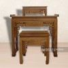 Bàn Thờ Gỗ Gõ Triện Móc 3 Món