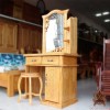 Bàn Trang Điểm Gỗ Thông Gương CN