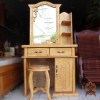 Bàn Trang Điểm Gỗ Thông Gương CN