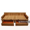 Giường gấp gỗ sồi ngăn kéo