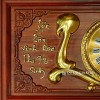 Tranh Đồng Hồ Gỗ Hương Chữ Lộc Ngang