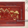 Tranh gỗ Hương Mạ Vàng Bức Hoạ Đồng Quê