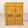 Tủ giày gỗ thông 2 cánh