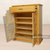 Tủ giày gỗ thông 2 cánh