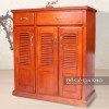 Tủ Giày Gỗ Thông Ghép 3 Cánh