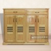 Tủ giày gỗ thông 4 cánh