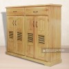 Tủ giày gỗ thông 4 cánh