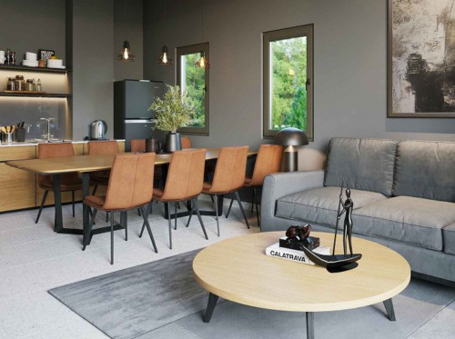 Thi Công Phòng Khách VILLA SAMTEN HILL