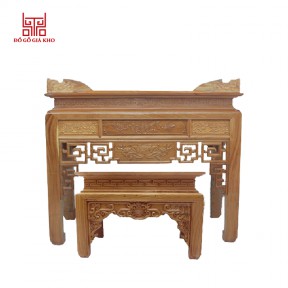 Án gian thờ gỗ gõ đỏ