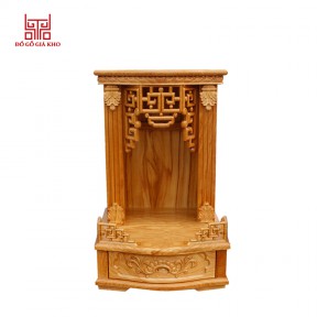 Bàn thờ ông địa gỗ gõ đỏ