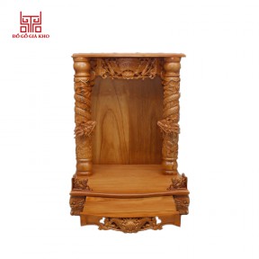 Bàn thờ ông địa gỗ gõ đỏ vip