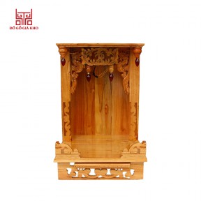 Bàn thờ ông địa gỗ xoan đào