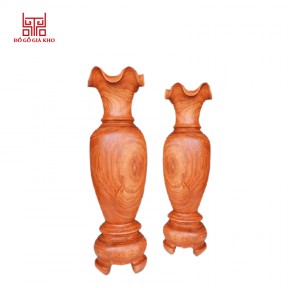 Lục bình gỗ hương đỏ 1m6