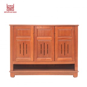 Tủ giày gỗ xoan đào 3 cánh