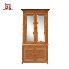 Tủ rượu gỗ đinh hương chữ nhật 1m