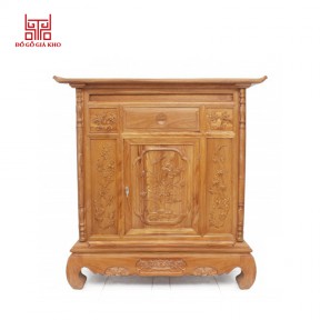 Tủ thờ gỗ gõ đỏ cây cánh thẳng