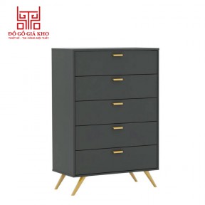 TỦ TRANG TRÍ 5 NGĂN KÉO GỖ CÔNG NGHIỆP